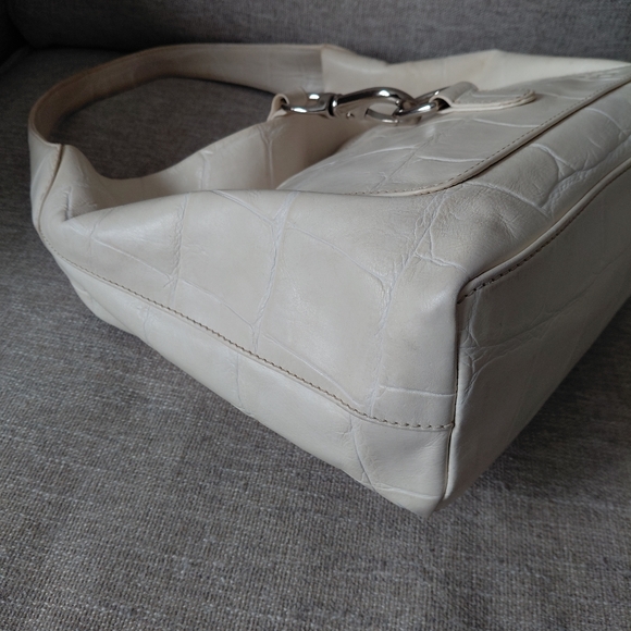 Dooney Bourke Croc Embosed Leather Hobo Bag - Picture 6 of 11